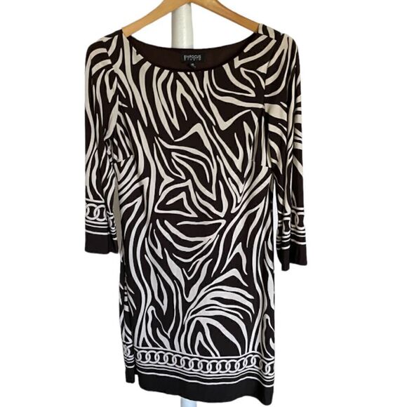 Zebra Print Dress - Size 10 - Picture 1 of 4